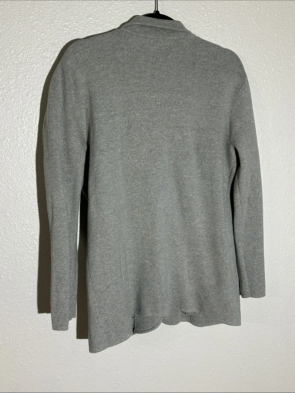 J. Crew Light Gray Knit Blazer Sz M